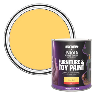 Rust-Oleum Limited Edition Matt Furniture & Toy Paint - Rubber Duck 750ml