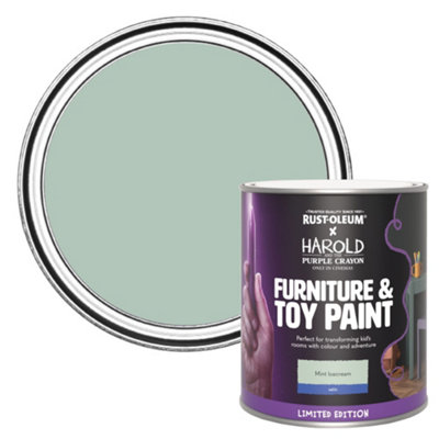 Rust-Oleum Limited Edition Satin Furniture & Toy Paint - Mint Icecream 750ml