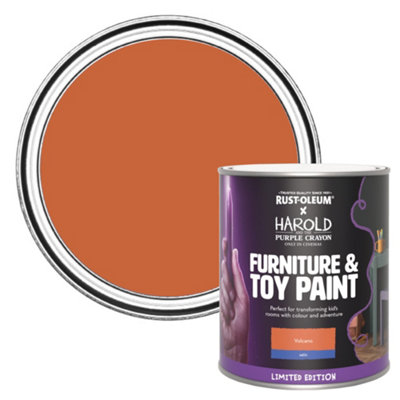 Rust-Oleum Limited Edition Satin Furniture & Toy Paint - Volcano 750ml