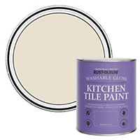 Rust-Oleum Longsands Gloss Kitchen Tile Paint 750ml