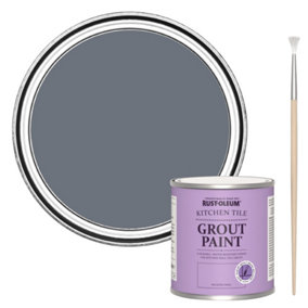 Rust-Oleum Marine Grey Kitchen Grout Paint 250ml