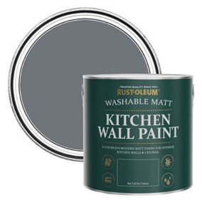 Rust-Oleum Marine Grey Matt Kitchen Wall Paint 2.5l