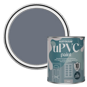Rust-Oleum Marine Grey Satin UPVC Paint 750ml