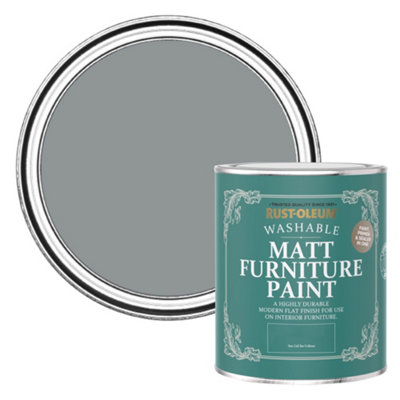 RustOleum MidAnthracite Matt Furniture Paint 750ml DIY at B&Q