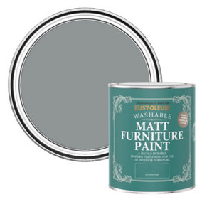 Rust-Oleum Mid-Anthracite Matt Furniture Paint 750ml