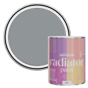 Rust-Oleum Mid-Anthracite Matt Radiator Paint 750ml