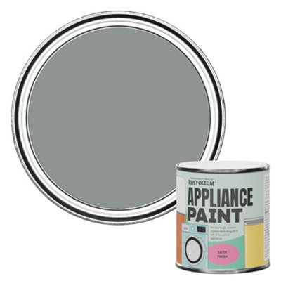 Rust-Oleum Mid-Anthracite Satin Appliance Paint 250ml
