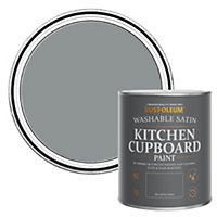 Rust-Oleum Mid-Anthracite Satin Kitchen Cupboard Paint 750ml