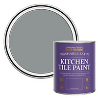 Rust-Oleum Mid-Anthracite Satin Kitchen Tile Paint 750ml