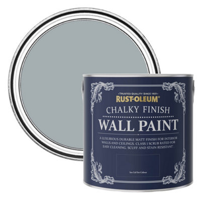 Rust-Oleum Mineral Grey Chalky Wall & Ceiling Paint 2.5L