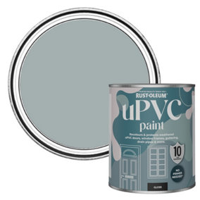 Rust-Oleum Mineral Grey Gloss UPVC Paint 750ml