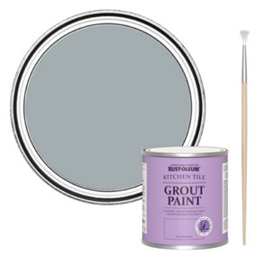 Rust-Oleum Mineral Grey Kitchen Grout Paint 250ml
