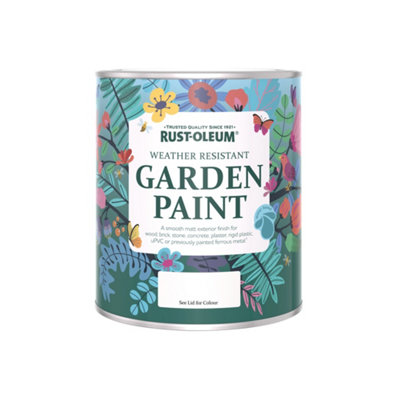 Rust-Oleum Mineral Grey Matt Garden Paint 750ml