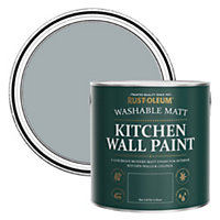 Rust-Oleum Mineral Grey Matt Kitchen Wall Paint 2.5l