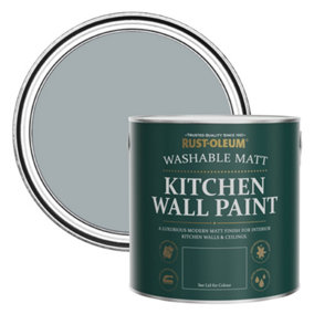 Rust-Oleum Mineral Grey Matt Kitchen Wall Paint 2.5l