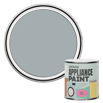 Rust-Oleum Mineral Grey Satin Appliance Paint 250ml