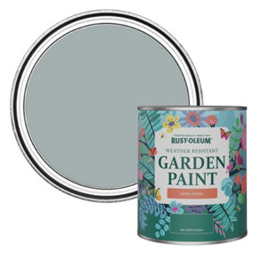 Rust-Oleum Mineral Grey Satin Garden Paint 750ml