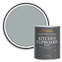 Rust-Oleum Mineral Grey Satin Kitchen Cupboard Paint 750ml