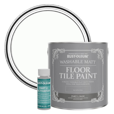 Rust-Oleum Moonstone Washable Matt Floor Tile Paint 2.5L