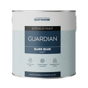 Rust-Oleum mould-resistant Guardian Wall Paint - Dark Blue 2.5L