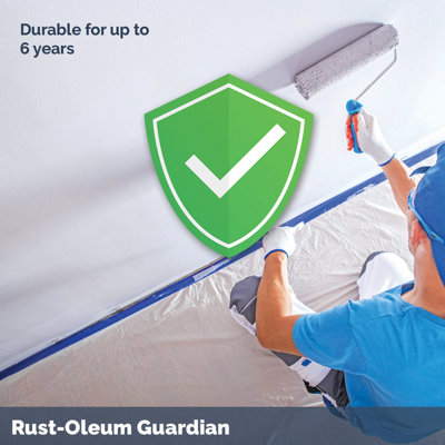 Rust-Oleum mould-resistant Guardian Wall Paint - Red 2.5L