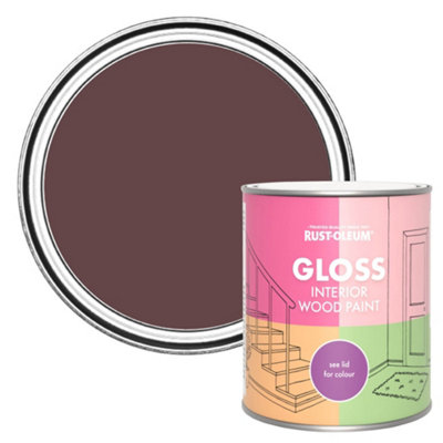 Rust-Oleum Mulberry Street Gloss Interior Wood Paint 750ml