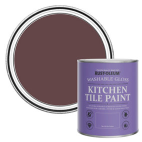 Rust-Oleum Mulberry Street Gloss Kitchen Tile Paint 750ml