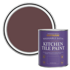Rust-Oleum Mulberry Street Satin Kitchen Tile Paint 750ml