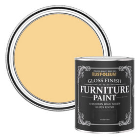 Rust-Oleum Mustard Gloss Furniture Paint 750ml