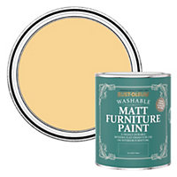 Rust-Oleum Mustard Matt Furniture Paint 750ml