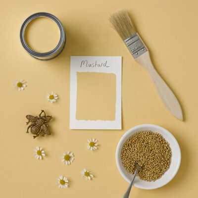 Rust-Oleum Mustard Matt Kitchen Cupboard Paint 750ml