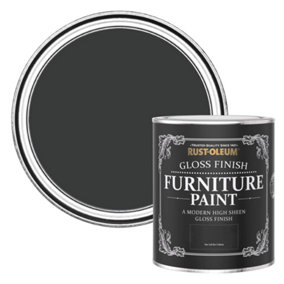 Rust-Oleum Natural Charcoal Gloss Furniture Paint 750ml