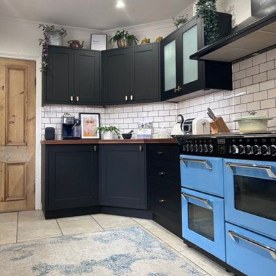 Grey Kitchen Door Ronseal One Coat Kitchen Cupboard Paint Ronseal