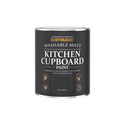 Rust-Oleum Natural Charcoal Matt Kitchen Cupboard Paint 750ml
