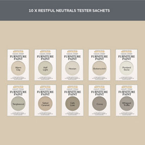 Rust-Oleum Neutral Chalky Furniture Paint Tester Samples - 10ml