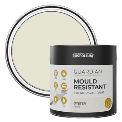 Rust-Oleum Oyster Guardian Mould Resistant Wall Paint 2.5L