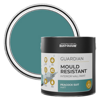 Rust-Oleum Peacock Suit Guardian Mould Resistant Wall Paint 2.5L