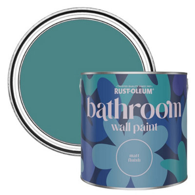 Rust-Oleum Peacock Suit Matt Bathroom Wall & Ceiling Paint 2.5L