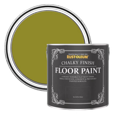 Rust-Oleum Pickled Olive Chalky Finish Floor Paint 2.5L