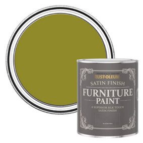 Rust-Oleum Pickled Olive Satin Furniture Paint 750ml