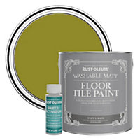 Rust-Oleum Pickled Olive Washable Matt Floor Tile Paint 2.5L