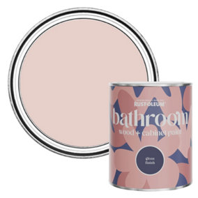 Rust-Oleum Pink Champagne Gloss Bathroom Wood & Cabinet Paint 750ml