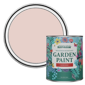 Rust-Oleum Pink Champagne Gloss Garden Paint 750ml