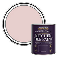 Rust-Oleum Pink Champagne Matt Kitchen Tile Paint 750ml
