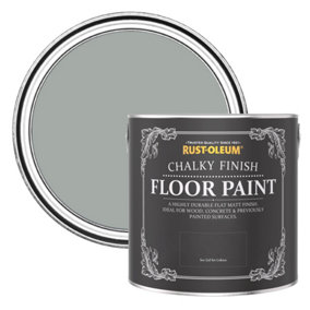 Rust-Oleum Pitch Grey Chalky Finish Floor Paint 2.5L