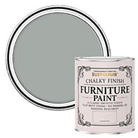 Rust-Oleum Pitch Grey Chalky Furniture Paint 750ml