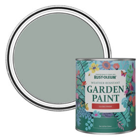 Rust-Oleum Pitch Grey Gloss Garden Paint 750ml