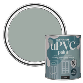 Rust-Oleum Pitch Grey Gloss UPVC Paint 750ml