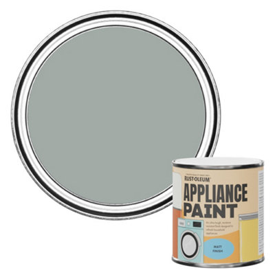Rust-Oleum Pitch Grey Matt Appliance Paint 250ml