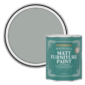 Rust-Oleum Pitch Grey Matt Furniture Paint 750ml